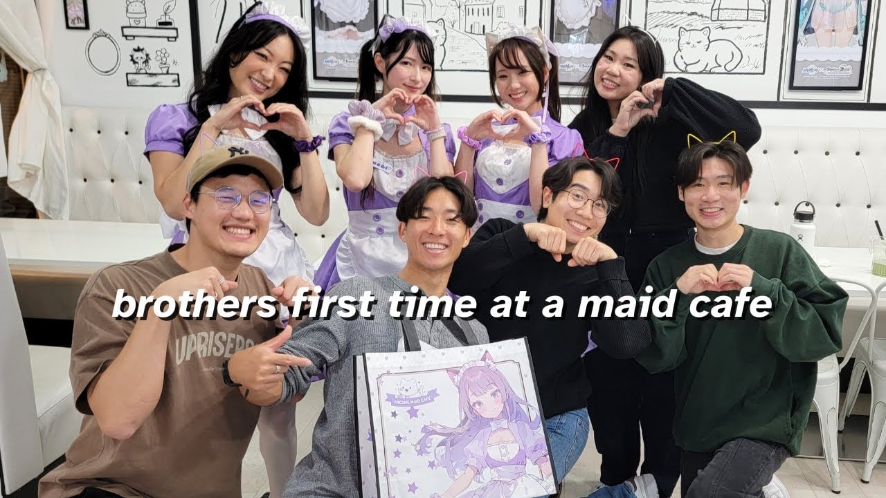 BRINGING MY BROTHERS TO A MAID CAFE
