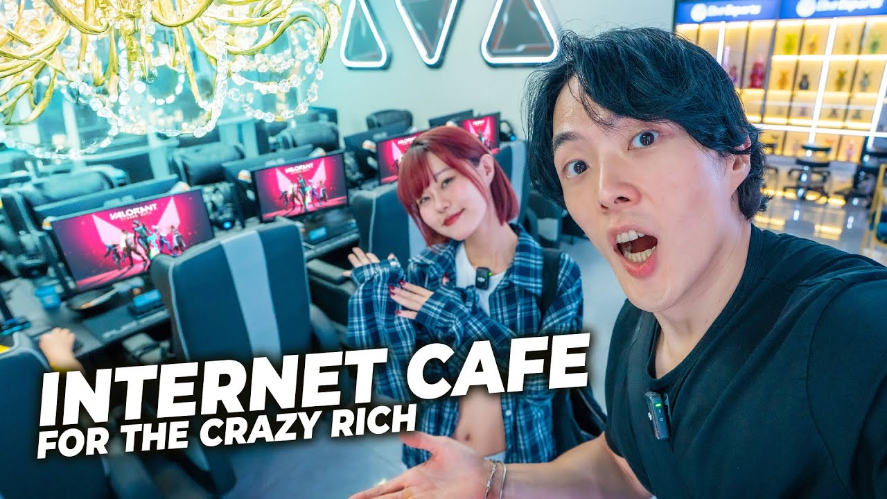 I Tried the World's Most Luxurious Internet Cafe